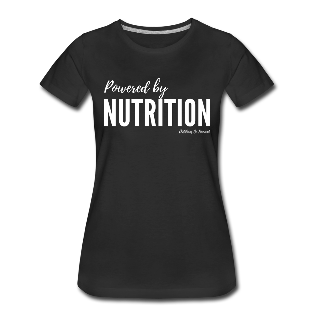 Powered By Nutrition Tshirt - black