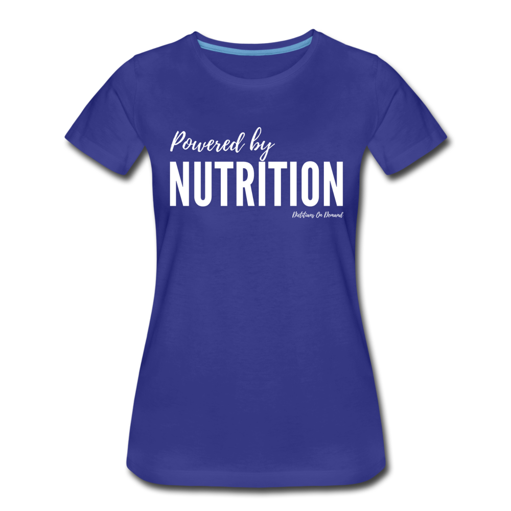 Powered By Nutrition Tshirt - royal blue