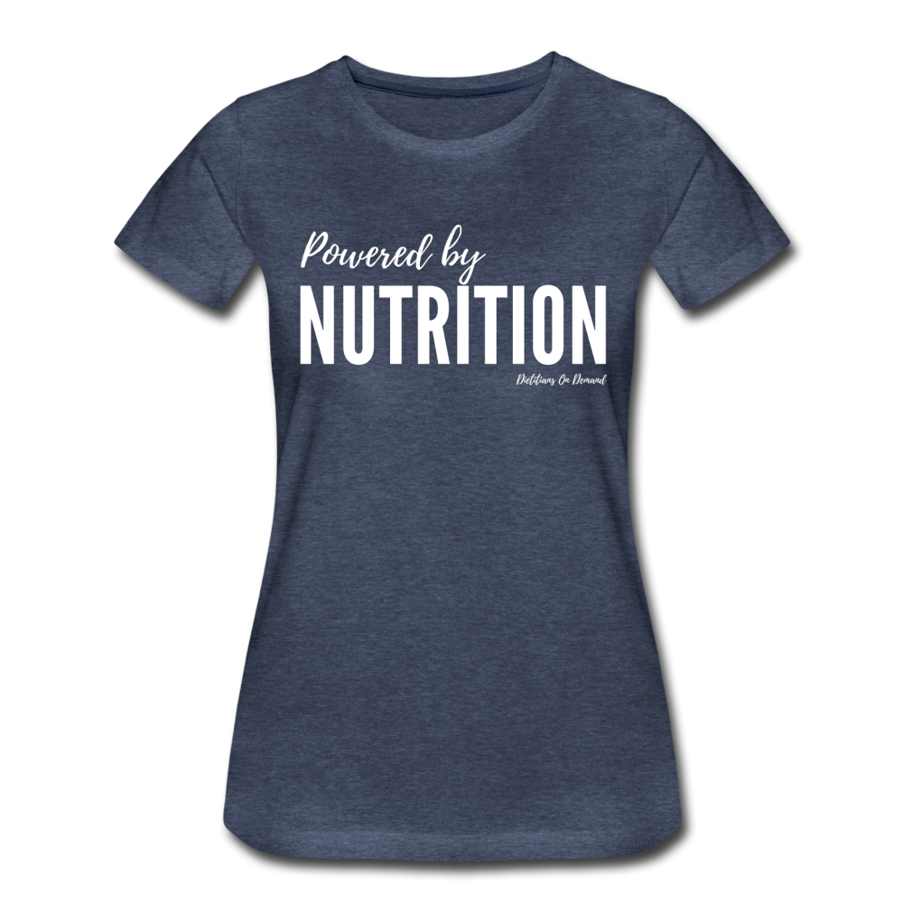 Powered By Nutrition Tshirt - heather blue