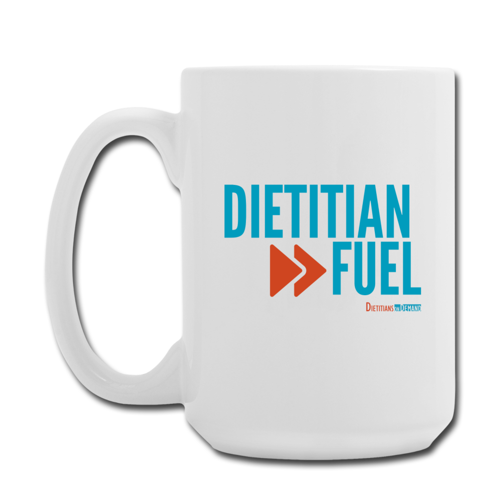 Dietitian Fuel Ceramic Mug 11 oz - white