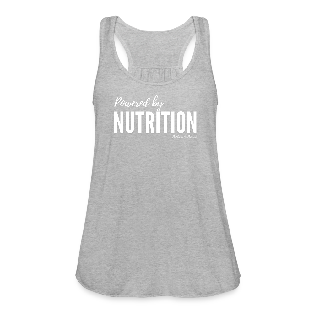 Powered by Nutrition Women's Tank Top - heather gray