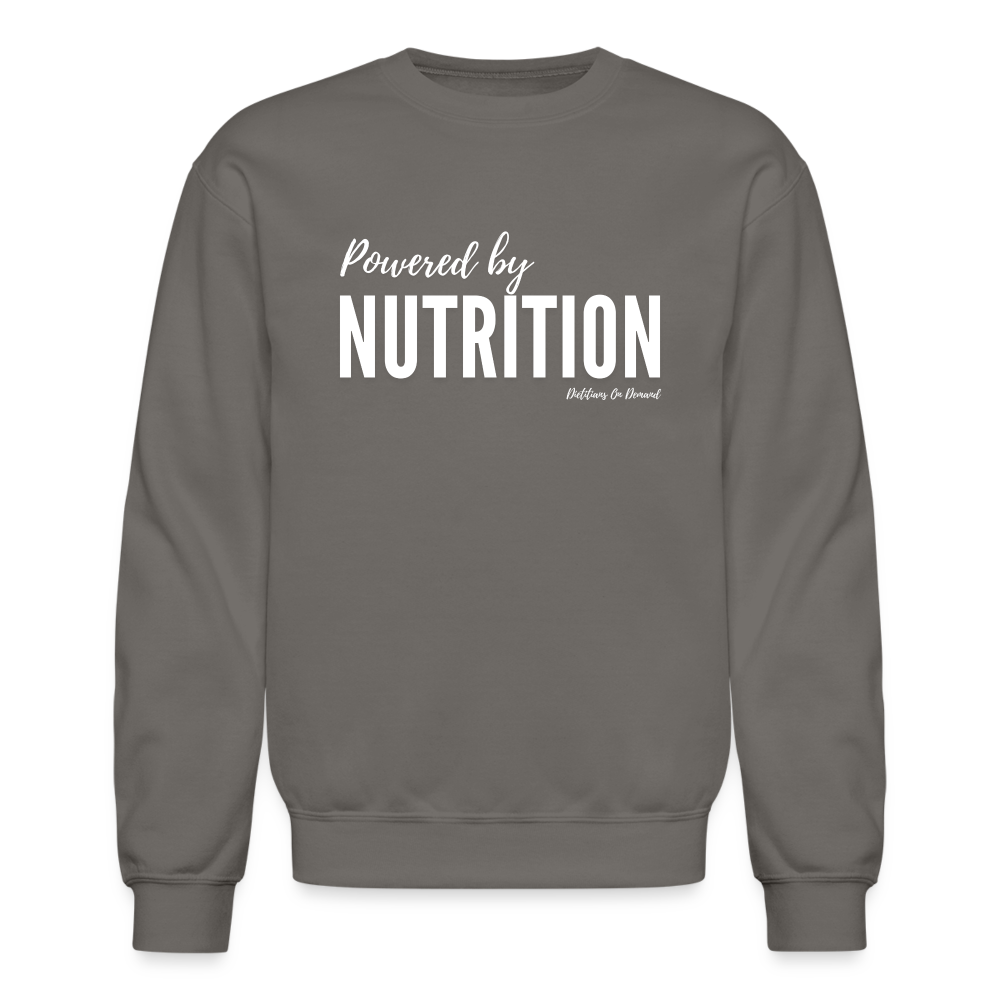 Powered by Nutrition Crewneck Sweatshirt - asphalt gray