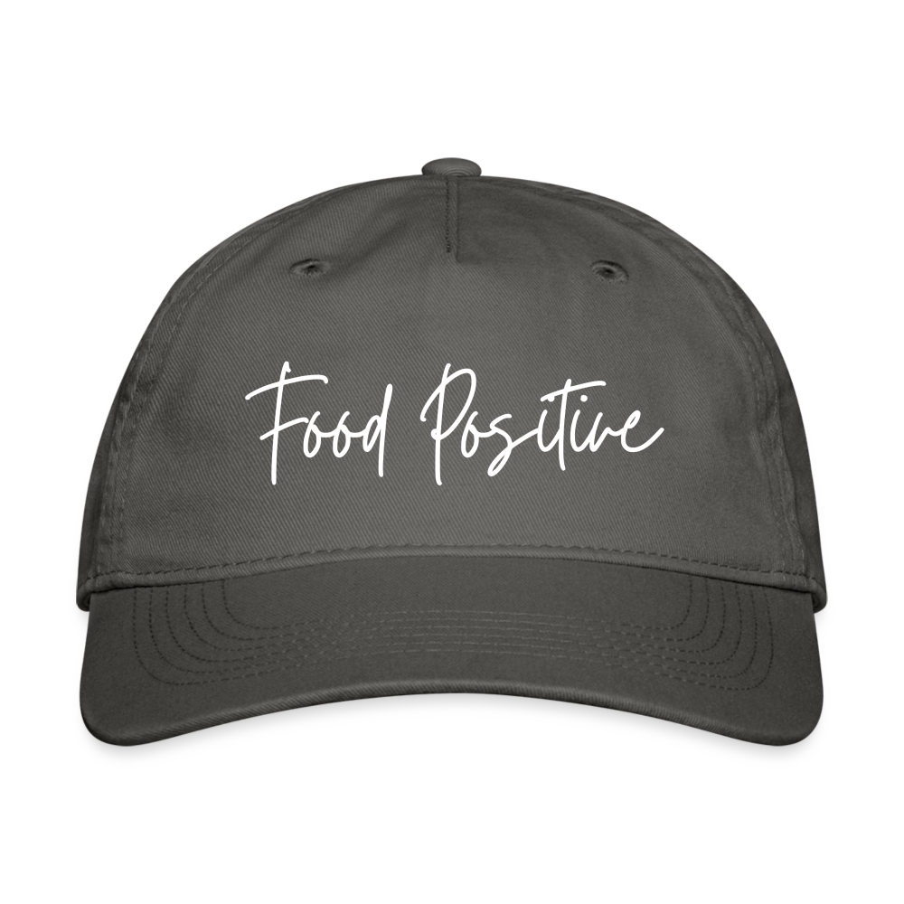 Food Positive Baseball Cap - charcoal