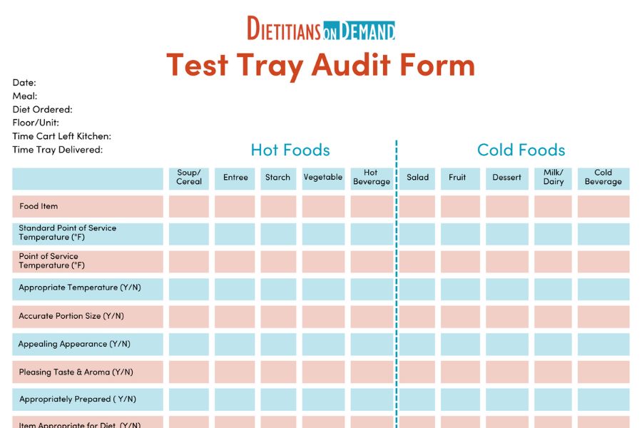 Test Tray Audit Form Infographic Dietitians On Demand - vrogue.co