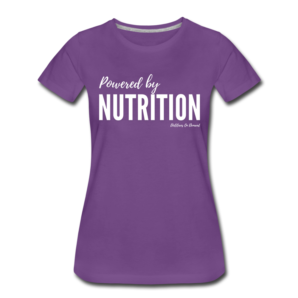 Powered By Nutrition Tshirt - purple