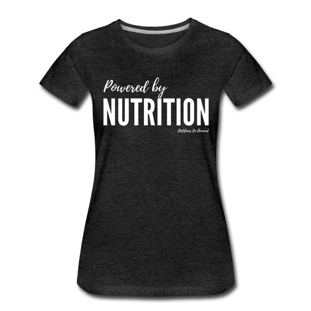 Powered By Nutrition Tshirt - charcoal gray