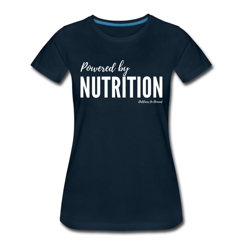 Powered By Nutrition Tshirt - deep navy
