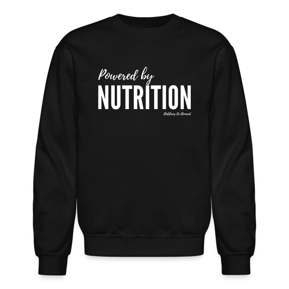 Powered by Nutrition Crewneck Sweatshirt - black