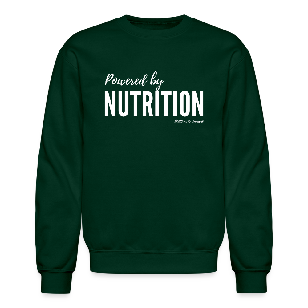 Powered by Nutrition Crewneck Sweatshirt - forest green