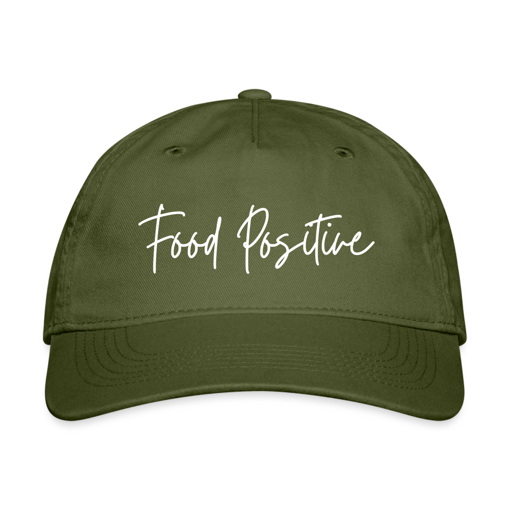 Food Positive Baseball Cap - olive green